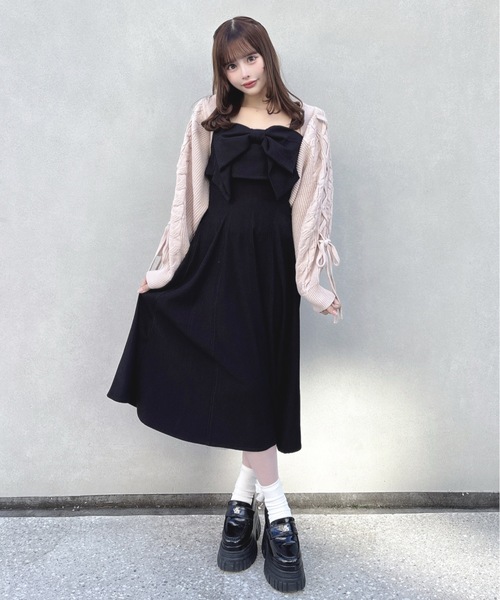 one way（ワンウェイ） ワンピース リボンジャンスカ : ZOZOTOWN Yahoo