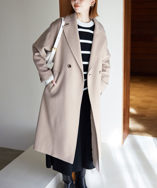 SLOBE IENA（スローブイエナ） チェスターコート 38 ベージュ