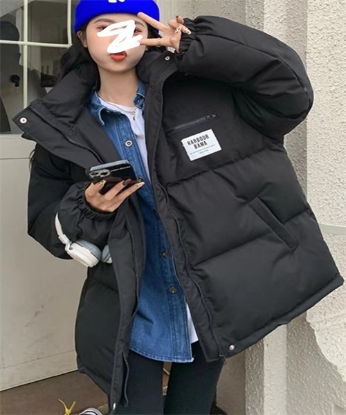 FREE STYLISTS ダウンコート ダウンジャケット フード付きダウン