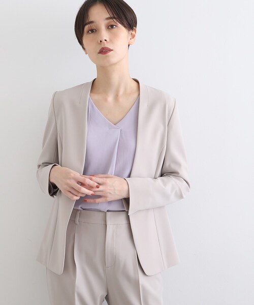 INDIVI（インディヴィ） スーツ 「洗える/UVケア/エコ/日本製