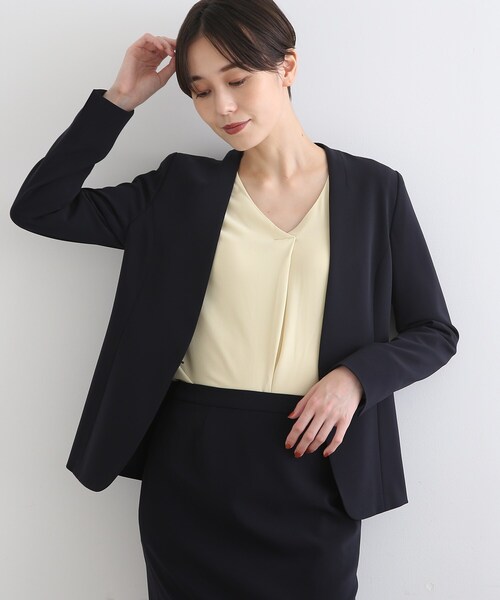 INDIVI（インディヴィ） スーツ 「洗える/UVケア/エコ/日本製