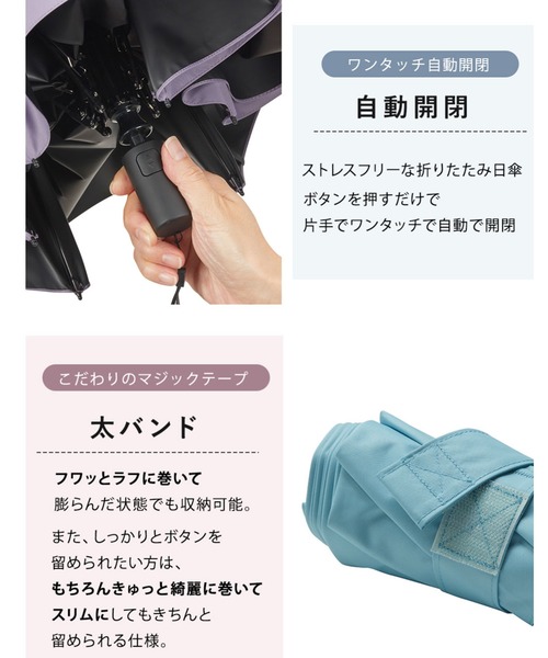 Waterfront（ウォーターフロント） 折りたたみ傘 COKAGE+ACTIVE 自動