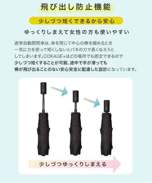 Waterfront（ウォーターフロント） 折りたたみ傘 COKAGE+ACTIVE 自動