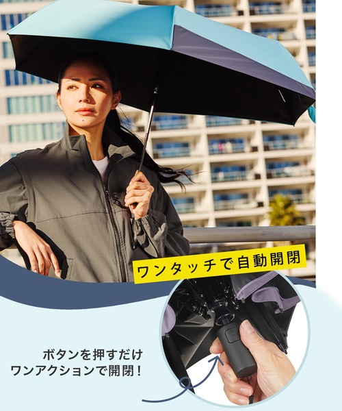 Waterfront（ウォーターフロント） 折りたたみ傘 COKAGE+ACTIVE 自動