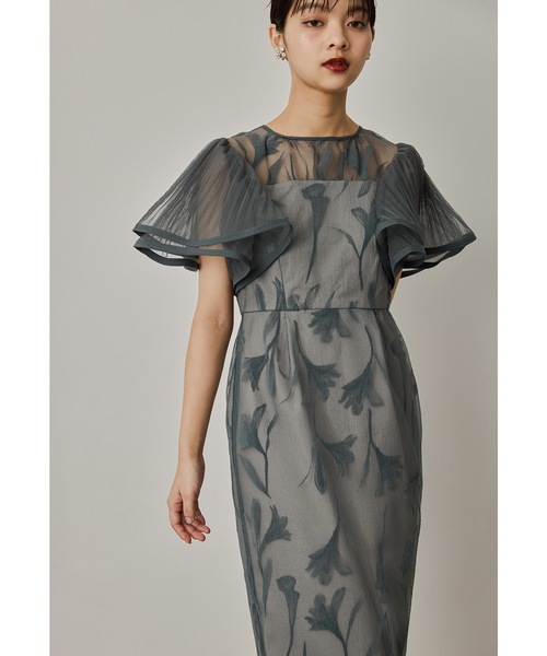 niana（ニアナ） ドレス サーキュラースリーブフラワードレス 花柄