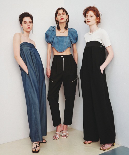 MAISON SPECIAL（メゾンスペシャル） tシャツ クロップドデニム