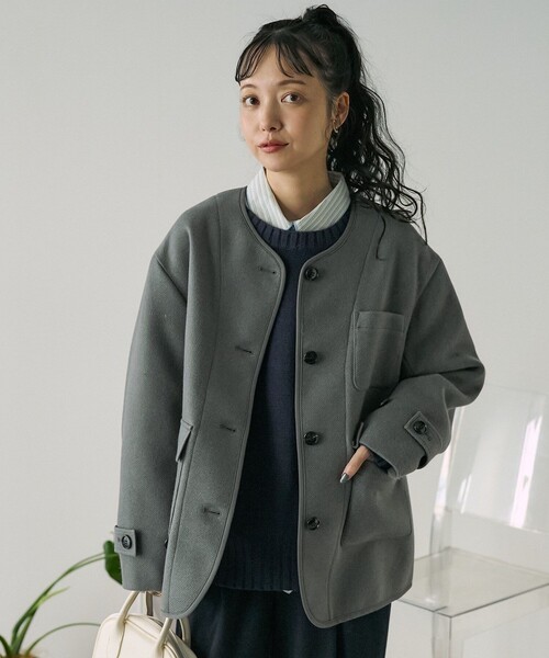 FREAK'S STORE（フリークスストア） ノーカラーコート コート ノー