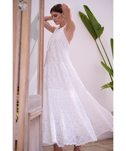 Estella.K ワンピース Gabi Lace Dress エンブロイダリーレース