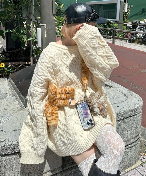 Alley Tokyo ニット セーター モンスターケーブルニットプルオーバー