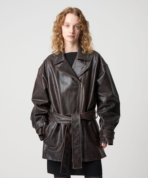 6 レザージャケット ライダース 「6(ROKU)」ビッグライダース