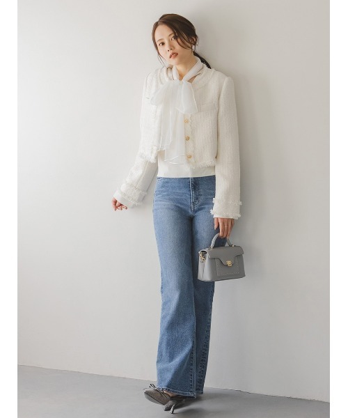 SNIDEL（スナイデル） パンツ 「STYLEUPPANTS」ハイウエストフレア