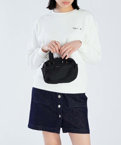 agnes b.（アニエスベー） ショルダーバッグ バッグ ナイロン 2way