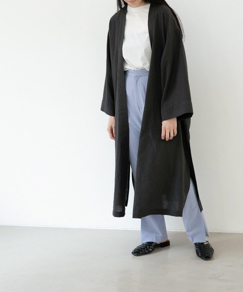 LOWRYS FARM（ローリーズファーム） アウター 【WEB限定】リネンガウン