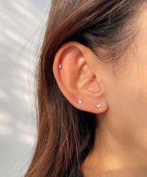 CEMO NEMO（セモネモ） ピアス 「金属アレルギー対応」 キュービック