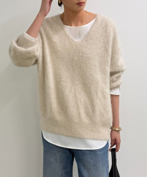 Loungedress（ラウンジドレス） ニット セーター FURカシミヤVニット