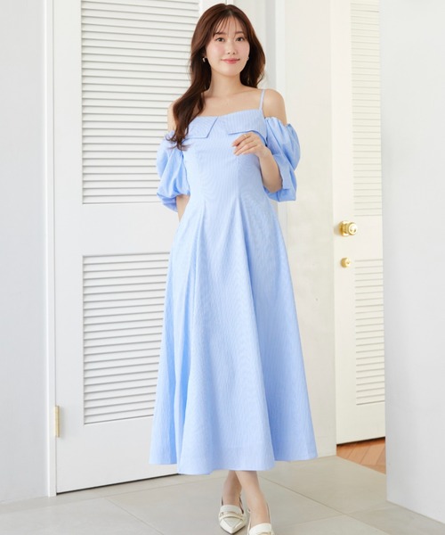 Her lip to ワンピース Papillon Stripe Shirt Dress : ZOZOTOWN Yahoo