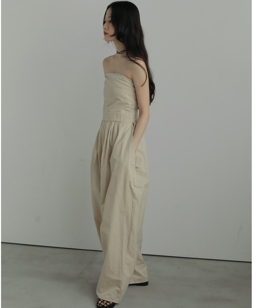 anuke（アンヌーク） サロペット オーバーオール Wide Bare