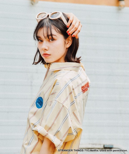 niko and…（ニコアンド） ブラウス シャツ 「STRANGER THINGS」コラボ