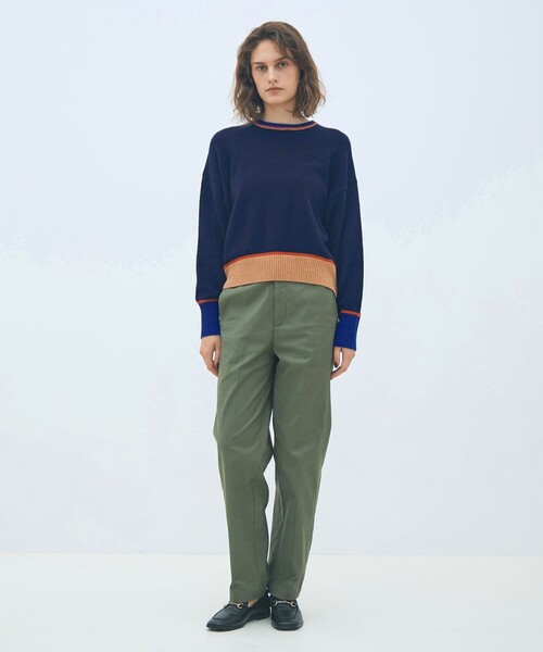 MACPHEE（マカフィー） ニット セーター NZ LAMBS クルーネックプル