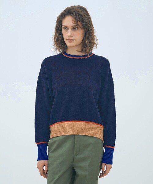 MACPHEE（マカフィー） ニット セーター NZ LAMBS クルーネックプル