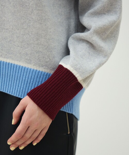 MACPHEE（マカフィー） ニット セーター NZ LAMBS クルーネックプル