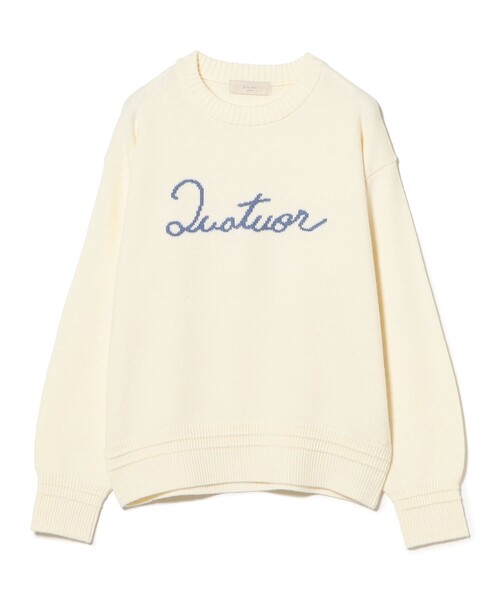 B：MING by BEAMS（ビーミング by ビームス） ニット セーター ロゴ