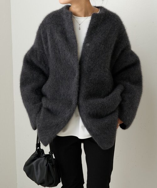 BEARDSLEY（ビアズリー） コート アウター ファーニットコート