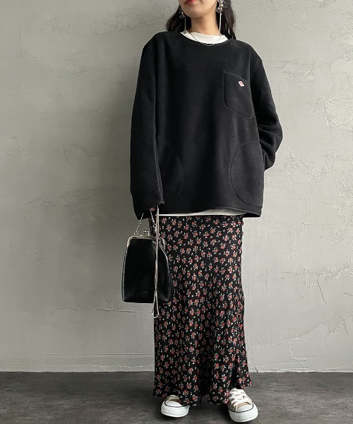 Danton（ダントン） アウター フリース ノーカラープルオーバー