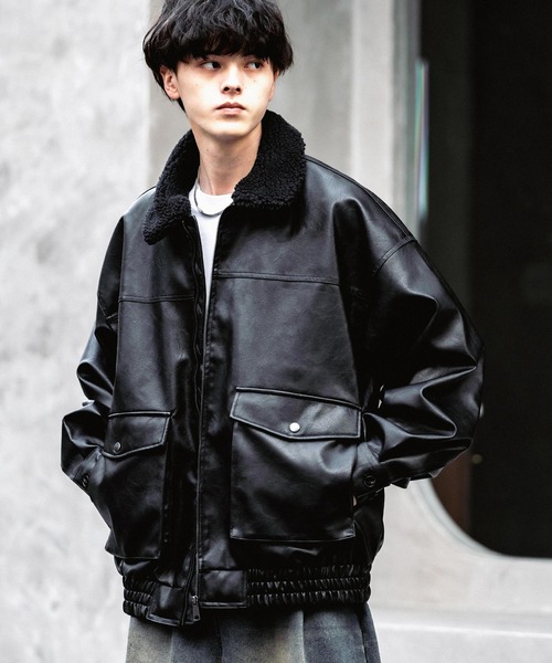 Rocky Monroe（ロッキーモンロー） 革ジャン ライダース オーバー