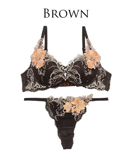 Reinest（レイネスト） ブラジャー ショーツセット ロイヤル フラワー