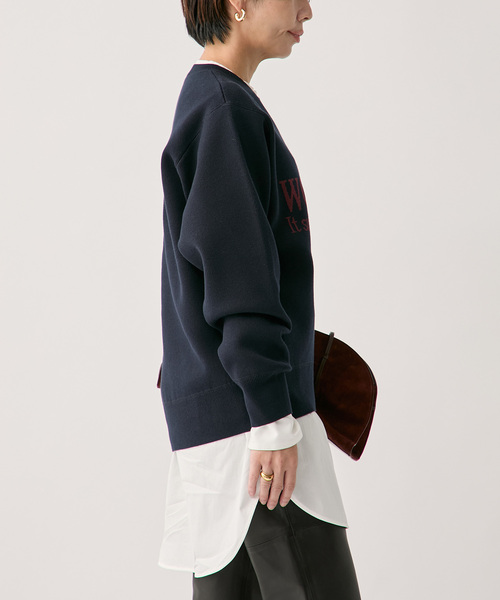 VERMEIL par iena（ヴェルメイユパーイエナ） ニット セーター LOGO