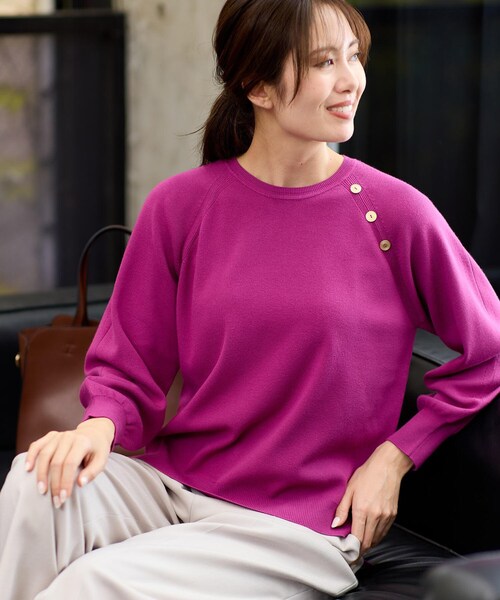 Reflect（リフレクト） ニット セーター 「ゆったり着られる」ラグラン