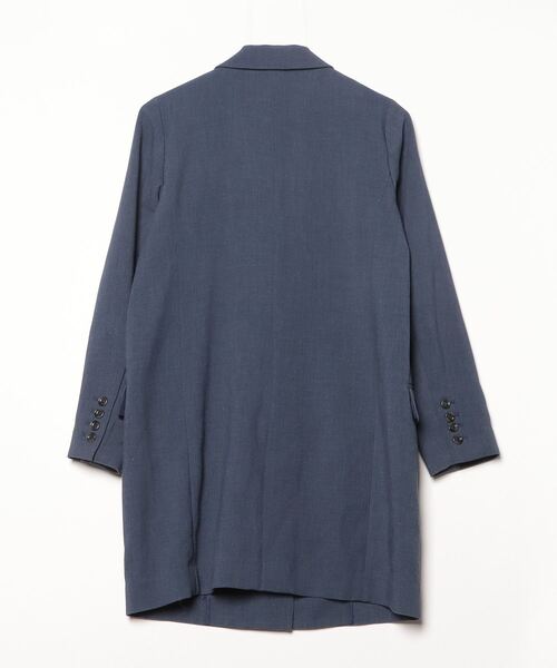 Khaju（カージュ） チェスターコート 36 ブルー レディース : ZOZOTOWN