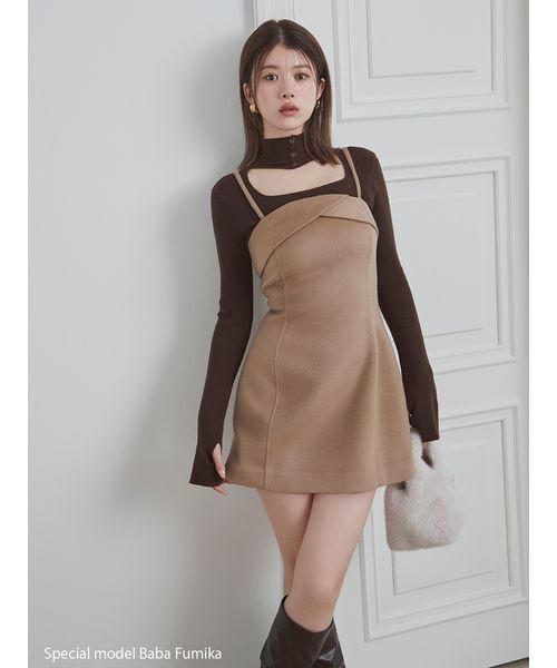 SNIDEL（スナイデル） ワンピース ベアミニワンピース : ZOZOTOWN