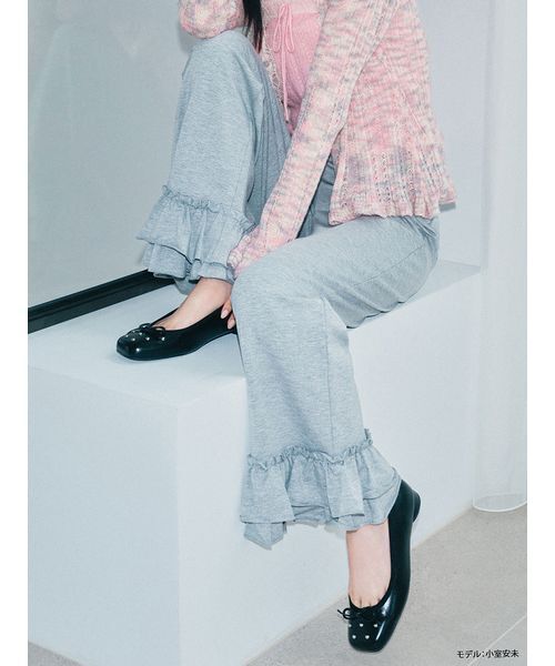 LILY BROWN（リリーブラウン） パンツ バリエーションフリルパンツ