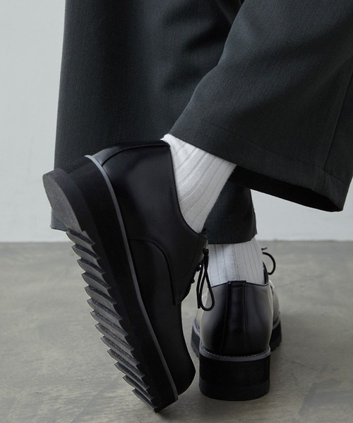 CLEL（クレイル） ビジネスシューズ 「CLEL」High Sole Shark Derby