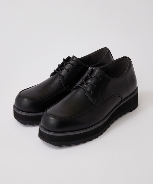 CLEL（クレイル） ビジネスシューズ 「CLEL」High Sole Shark Derby