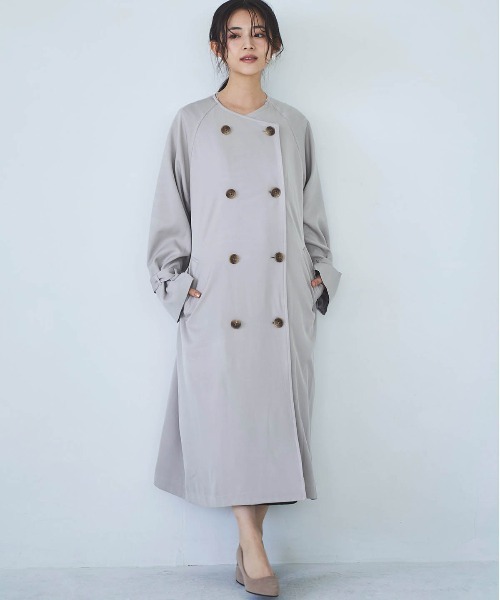 mil（ミル） トレンチコート コート 「150cm前後の小柄さんサイズ