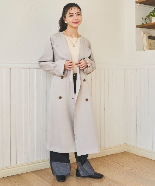 mil（ミル） トレンチコート コート 「150cm前後の小柄さんサイズ