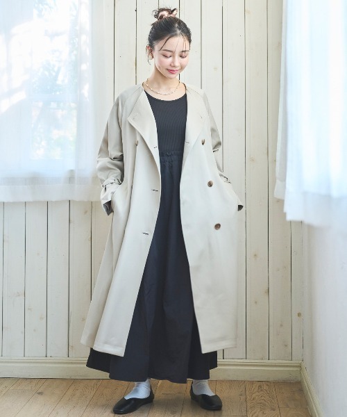 mil（ミル） トレンチコート コート 「150cm前後の小柄さんサイズ