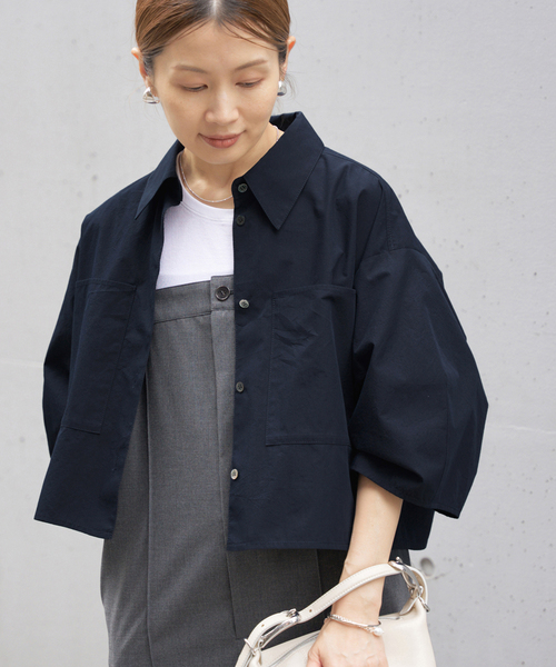 IENA（イエナ） ブラウス シャツ 「追加5」 FABRICA クロップドシャツ