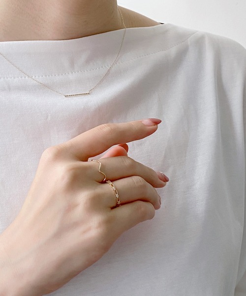 BLOOM（ブルーム） 指輪 リング K10 イエローゴールド ダイヤモンド