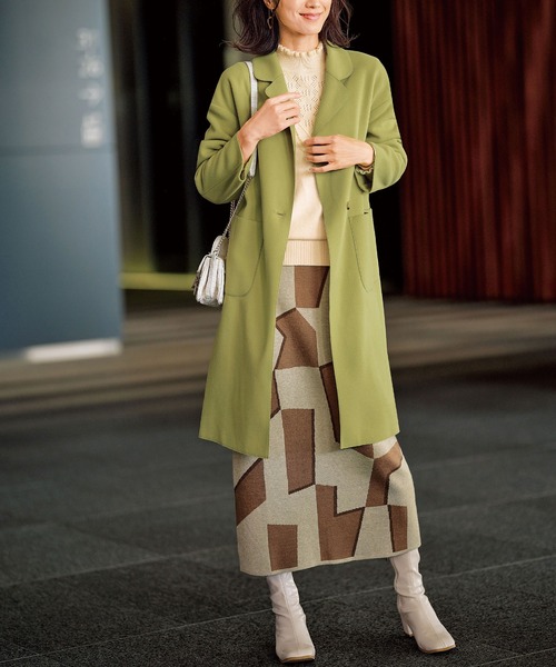 BELLUNA PLUS（ベルーナプラス） コート チェスターコート ウール調