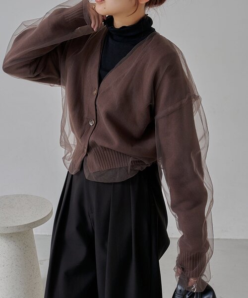 CAPRICIEUX LE'MAGE（カプリシューレマージュ） カーディガン 「1枚で