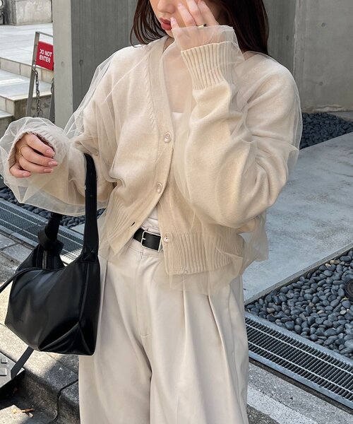 CAPRICIEUX LE'MAGE（カプリシューレマージュ） カーディガン 「1枚で