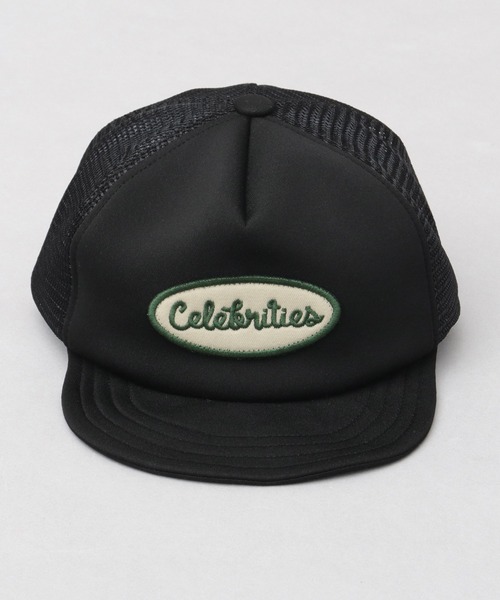 セレブ キャップ 帽子 ワッペン アンパイア ウレタンメッシュキャップ