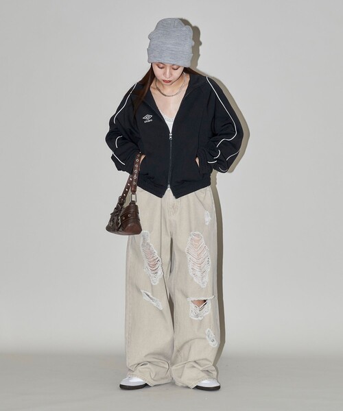 umbro（アンブロ） ブルゾン アウター × PUBLUX/アンブロ パイピング