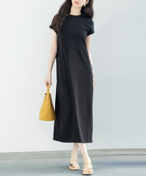 SAISON DE PAPILLON（セゾンドパピヨン） ワンピース ポンチ素材