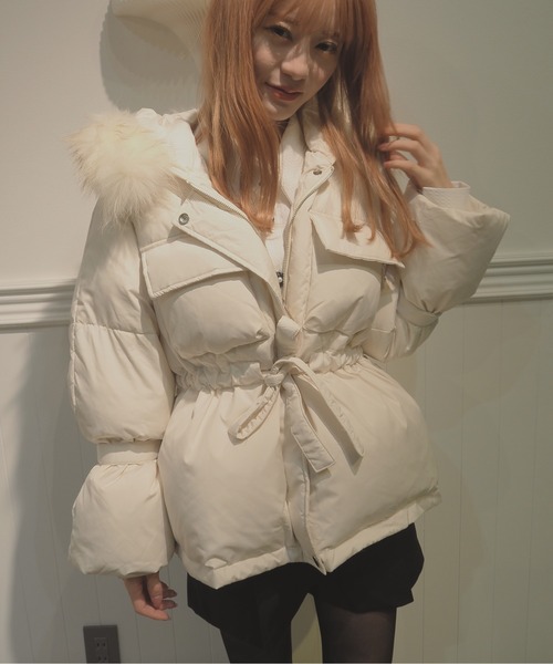 LA POMME petit（ラポミ・プチ） ダウンコート ダウンジャケット