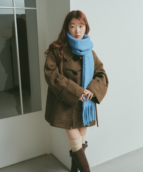 Kastane（カスタネ） コート アウター 「ベスト付き」ダッフルフレア